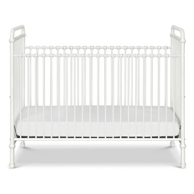 Front view of Namesake`s Abigail 3 in 1 Crib in -- Color_Washed White
