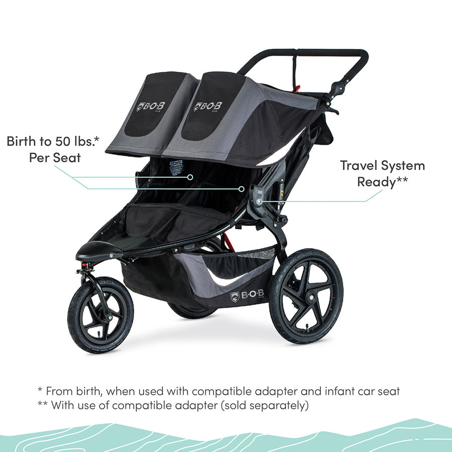 BOB Revolution Duallie Jogging Strollers Weather Shields