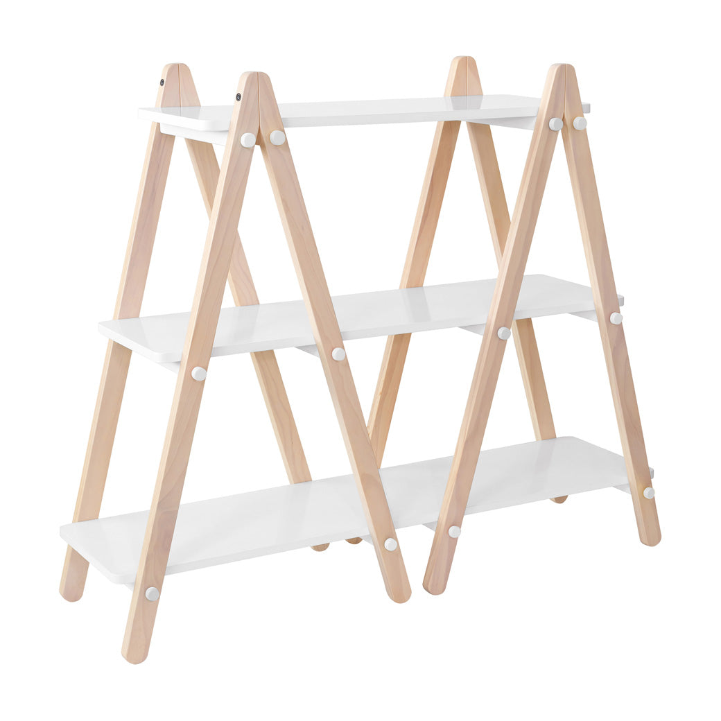 Dottie Bookcase in White & Washed Natural