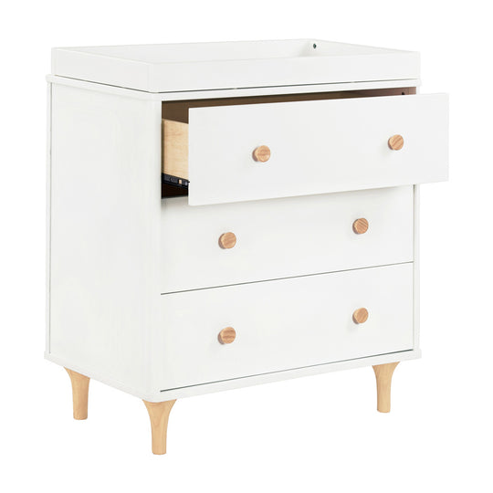 solid wood dresser changing table low voc water-based finish eu Clover Green 6 Drawer Stages Crib San Marino Seven Drawer Changing