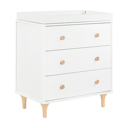 solid wood dresser changing table low voc water-based finish eu Homsee Baby with 9 Drawers Removable Tray and Safety Features Durable Diaper Changing Station for Nursery 53.5''L x 17.7''W x 40.2''H Nature Color in the Changing Tables 6 drawers open on metal glides Wythe Wide Dresser with Removable