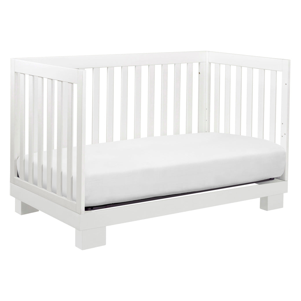 Babyletto Modo 3-in-1 Convertible Crib with Toddler Bed Conversion Kit as daybed in -- Color_White