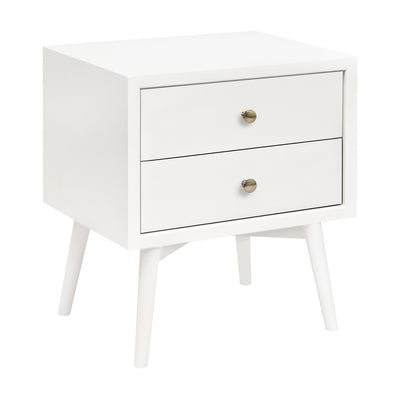 Babyletto's Palma Nightstand With USB Port in -- Color_Warm White