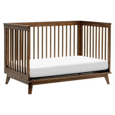 Babyletto's Scoot 3-in-1 Convertible Crib as daybed in -- Color_Natural Walnut