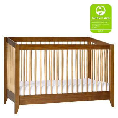 Babyletto's Sprout 4-in-1 Convertible Crib with GREENGUARD tag in -- Color_Chestnut / Natural