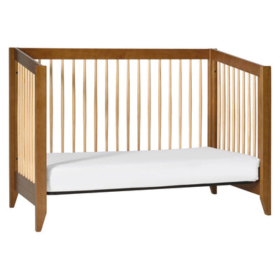 Babyletto's Sprout 4-in-1 Convertible Crib as daybed in -- Color_Chestnut / Natural
