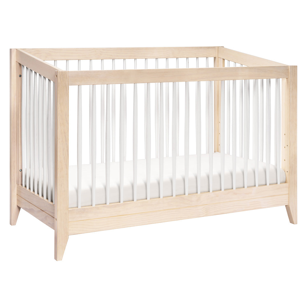 Babyletto's Sprout 4-in-1 Convertible Crib in -- Color_Washed Natural / White