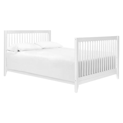  Babyletto's Sprout 4-in-1 Convertible Crib as full-size bed in -- Color_White