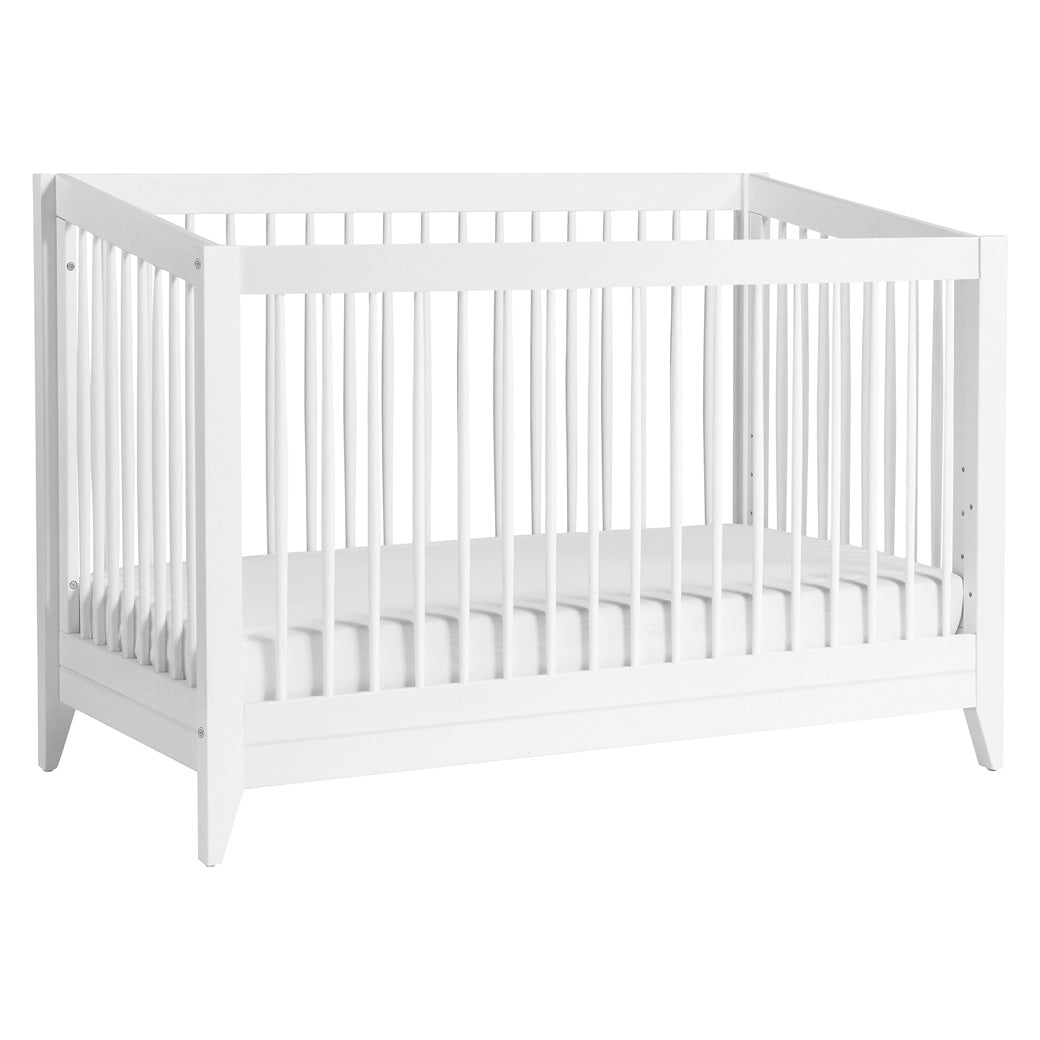 Babyletto's Sprout 4-in-1 Convertible Crib + Toddler Bed Conversion Kit in -- Color_White