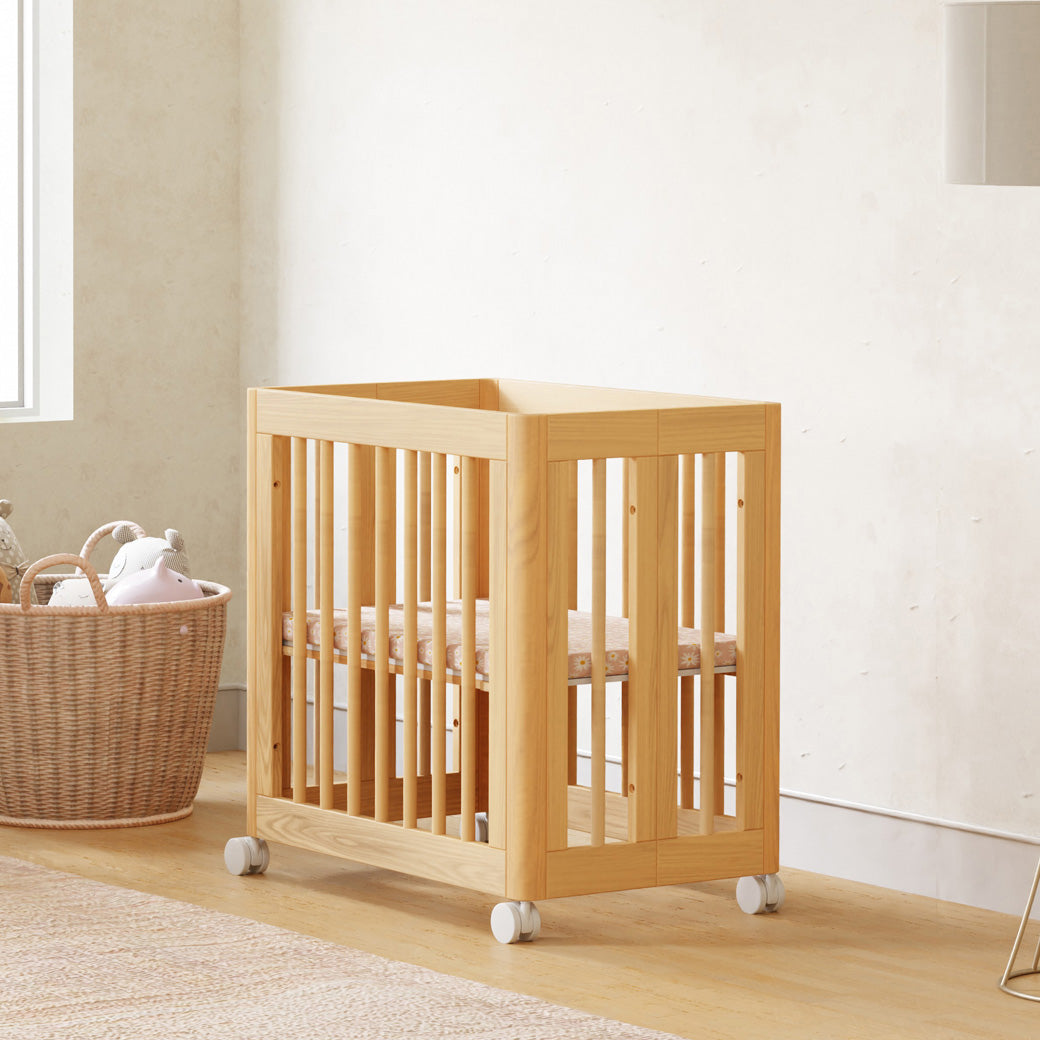 Babyletto's Yuzu 8-In-1 Convertible Crib in a room  in -- Color_Natural