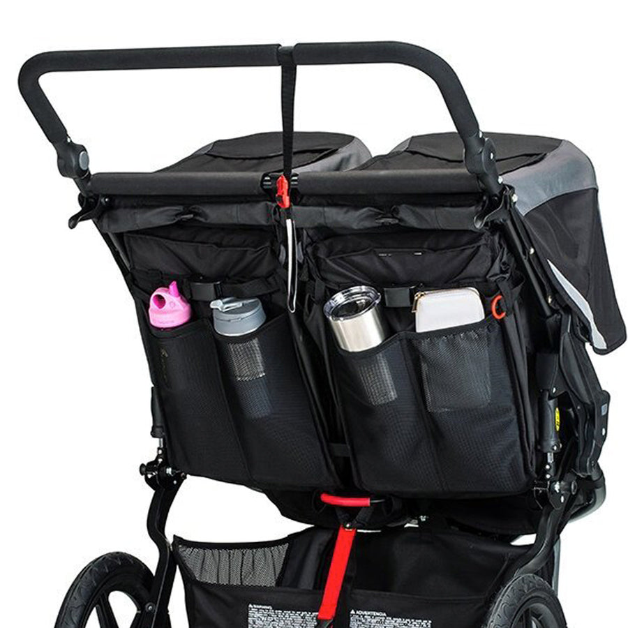 bob double stroller handlebar cover Revolution Flex 3.0 Duallie Jogging Stroller Graphite Black