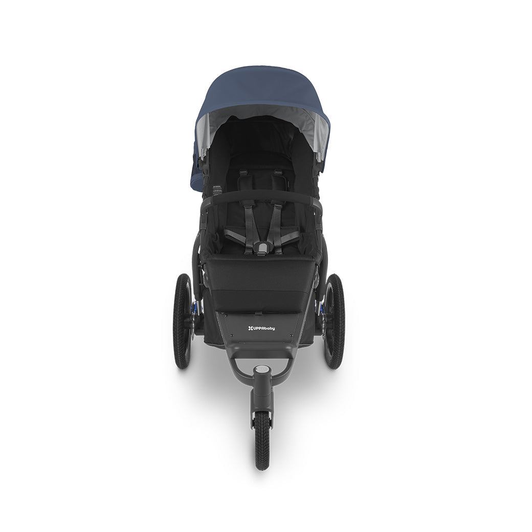 Front view of Bumper Bar for RIDGE on a stroller 