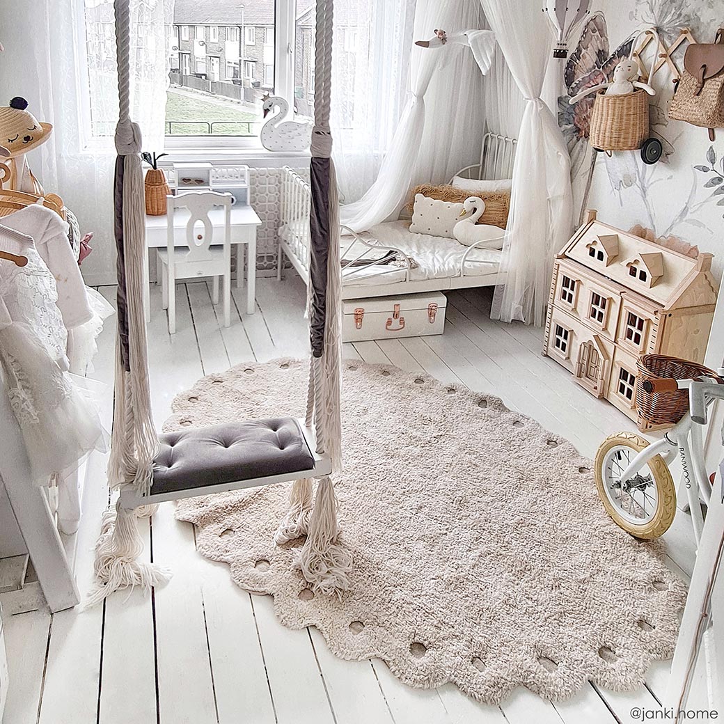 Pine Cone Washable Rug