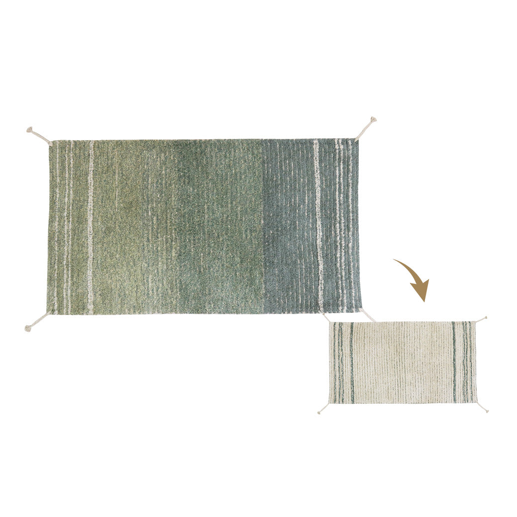 Twin Reversible Washable Rug