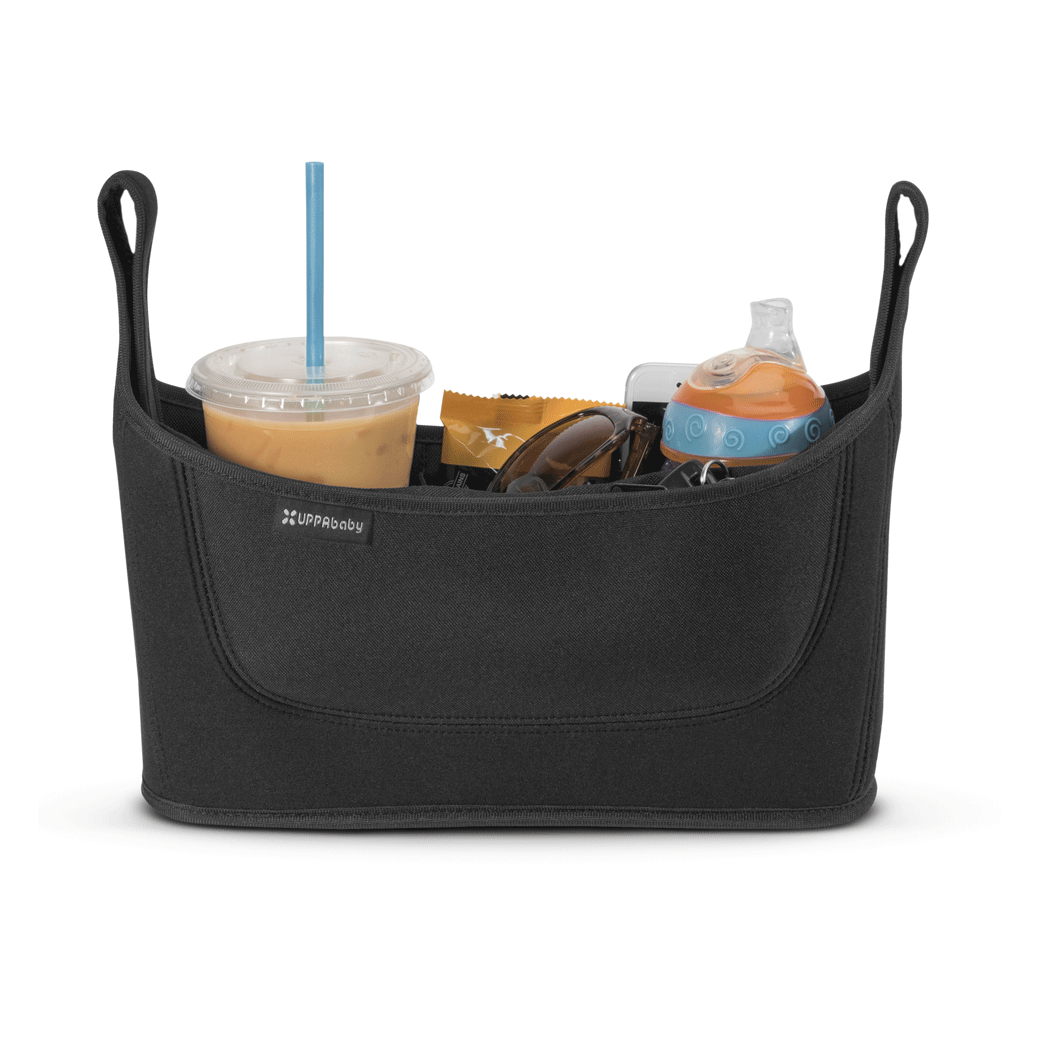 UPPAbaby Carry-All Parent Organizer holding items 
