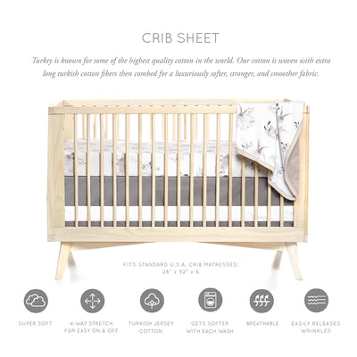 Cottontail Jersey Crib Sheet