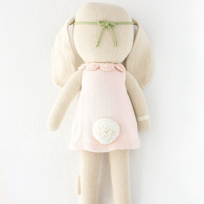 Hannah The Bunny Hand-Knit Doll - Blush