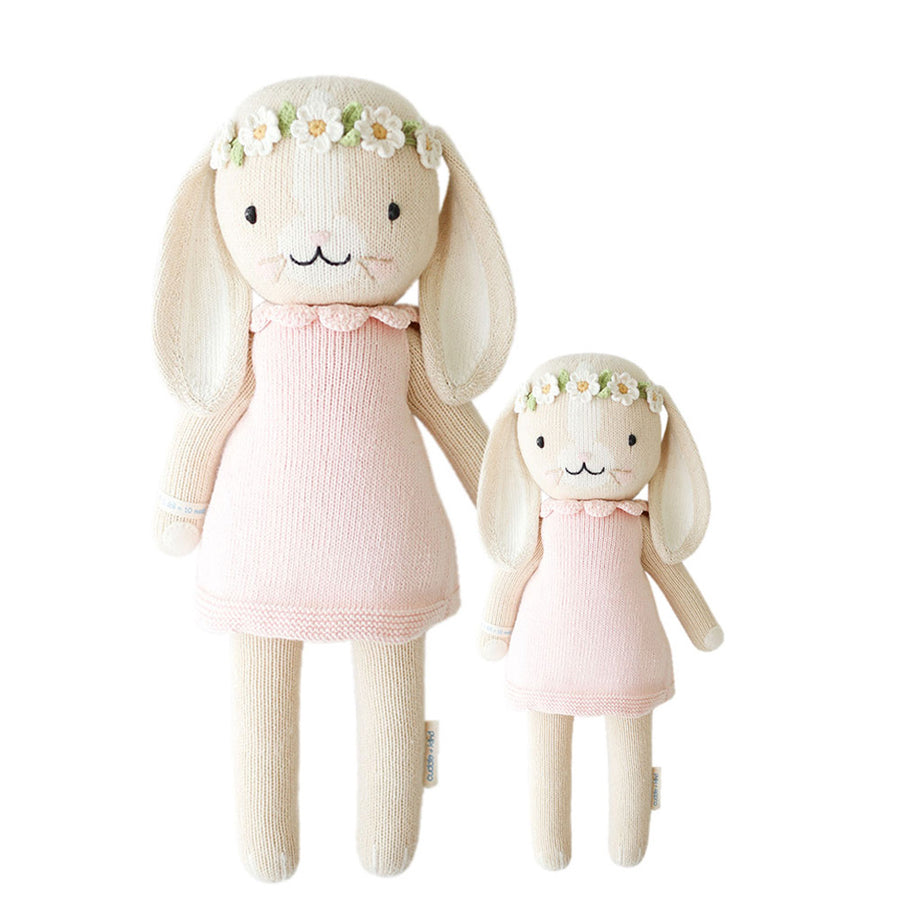 Cuddle+Kind Dolls - Baby Honey Bear - Blush Bow main image 1