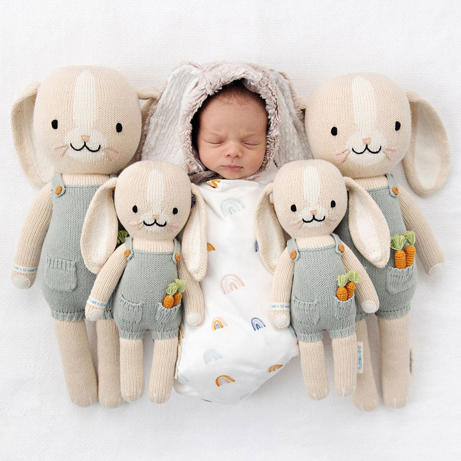 Cuddle + Kind Henry The Bunny Hand-Knit Doll | Modern Nursery™