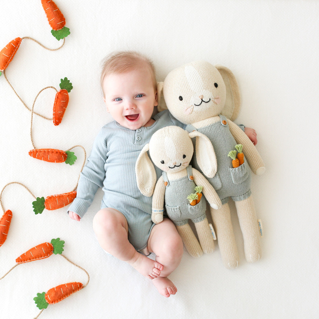 Cuddle + Kind Henry The Bunny Hand-Knit Doll | Modern Nursery