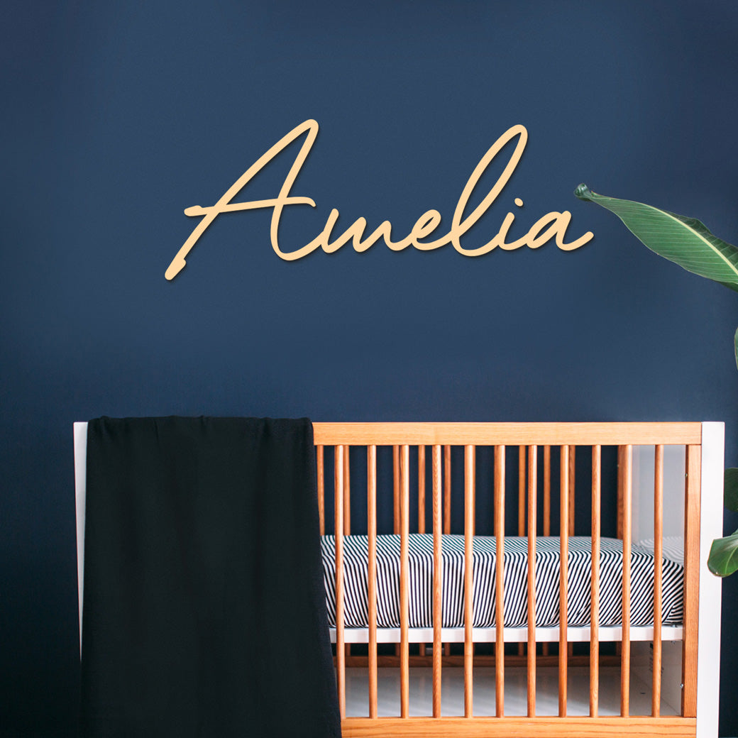 Modern Nursery Custom Wooden Nursery Sign | Modern Nursery™