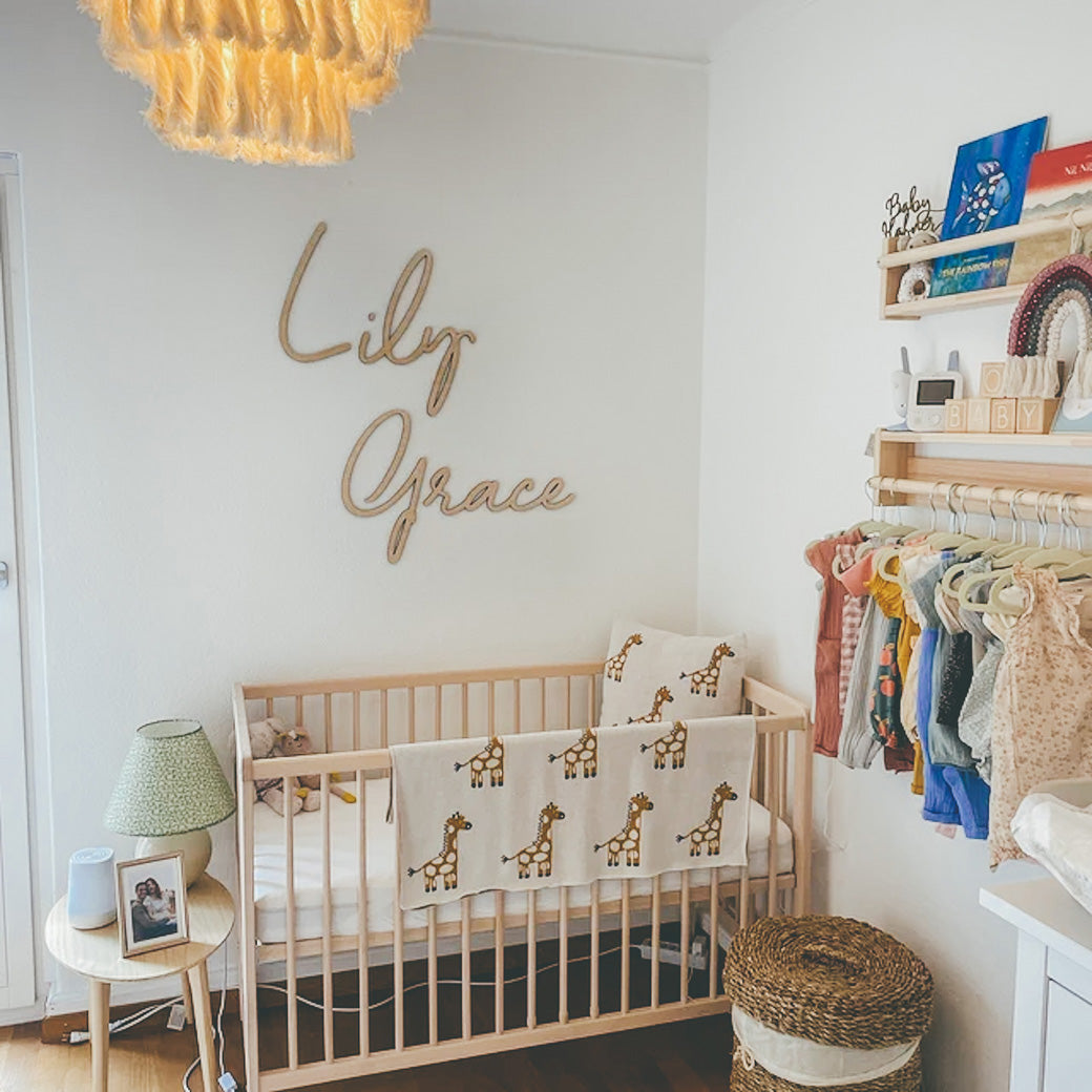 Modern Nursery Custom Wooden Nursery Sign | Modern Nursery