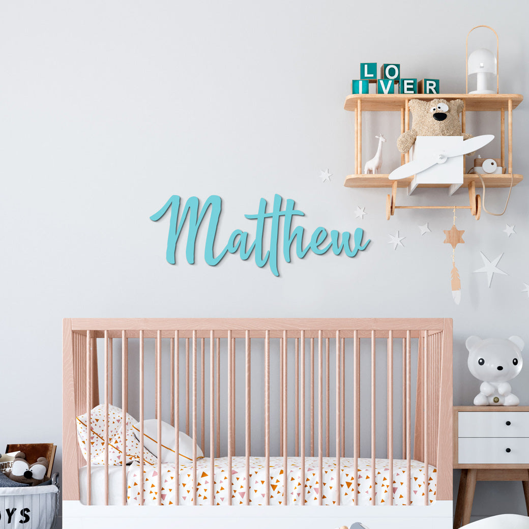 Modern Nursery Custom Wooden Nursery Sign | Modern Nursery