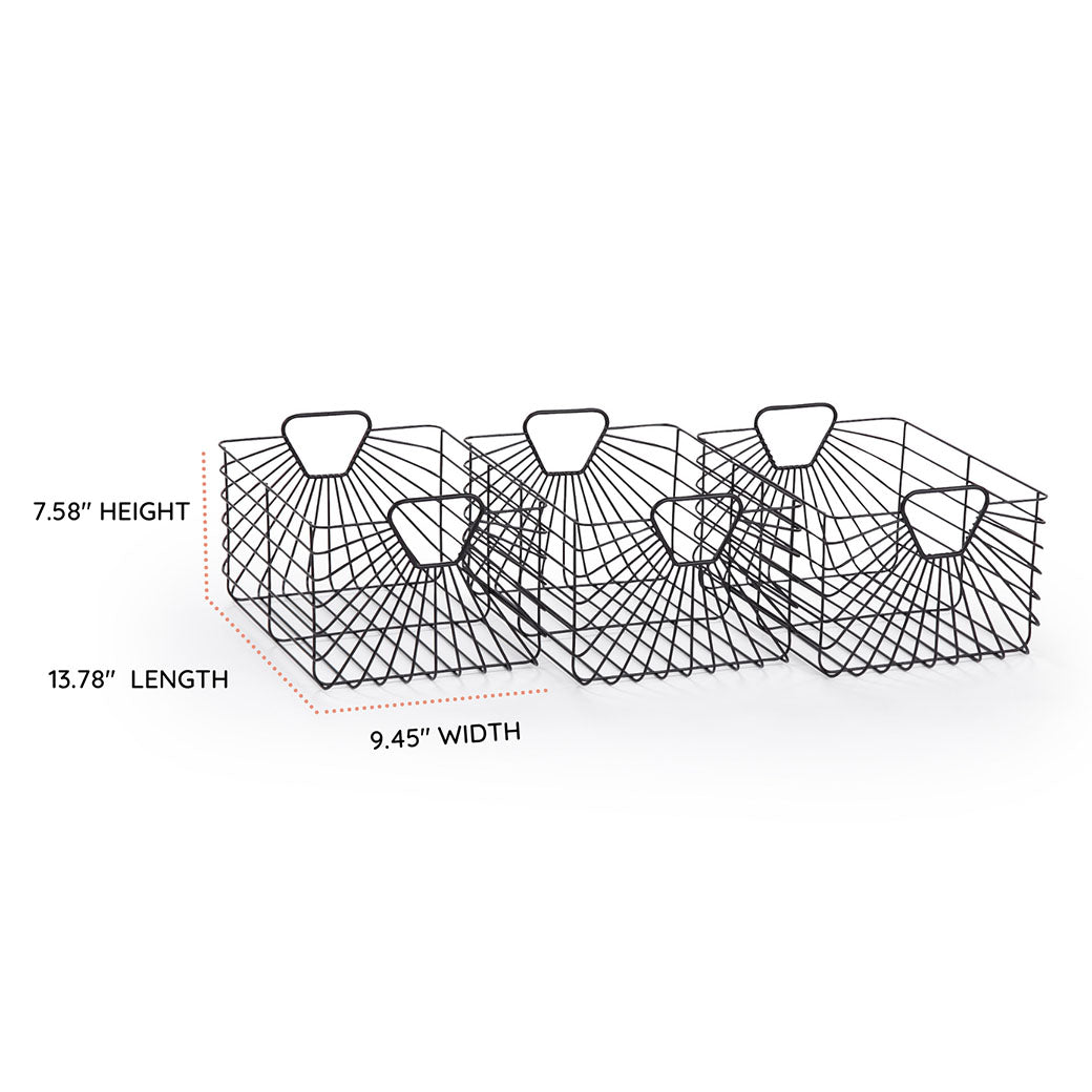 Central Park Storage Baskets (Set Of 3)