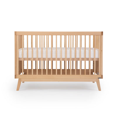 The top mattress position of the soho crib for newborns in -- Color_Natural
