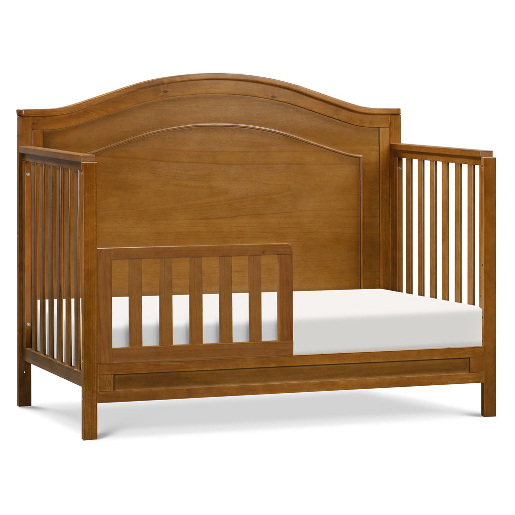 The DaVinci Charlie 4-in-1 Convertible Crib toddler bed in -- Color_Chestnut