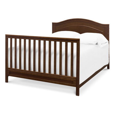 The DaVinci Charlie 4-in-1 Convertible Crib as full-size bed in -- Color_Espresso