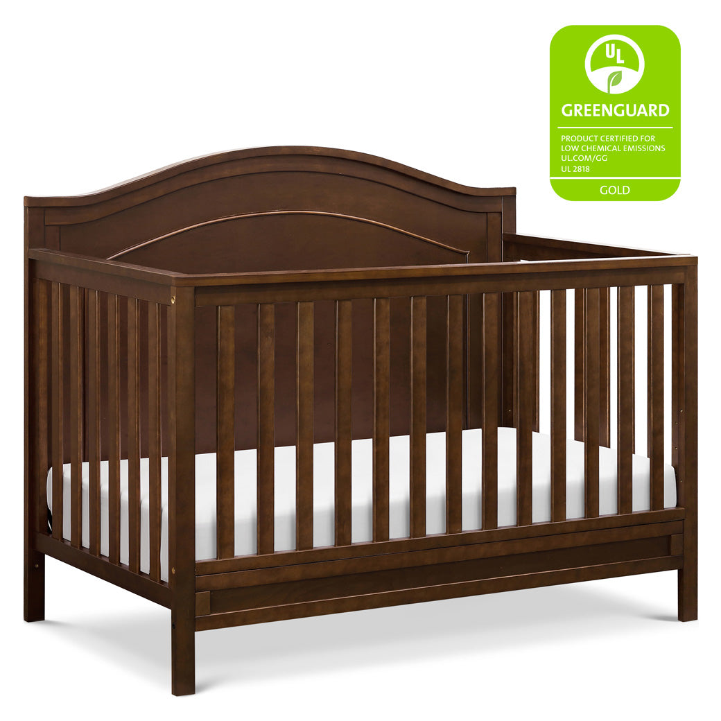 The DaVinci Charlie 4-in-1 Convertible Crib with GREENGUARD tag in -- Color_Espresso