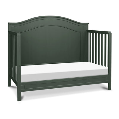 The DaVinci Charlie 4-in-1 Convertible Crib as a day bed in -- Color_Forest Green
