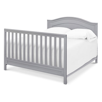The DaVinci Charlie 4-in-1 Convertible Crib as full-size bed in -- Color_Grey