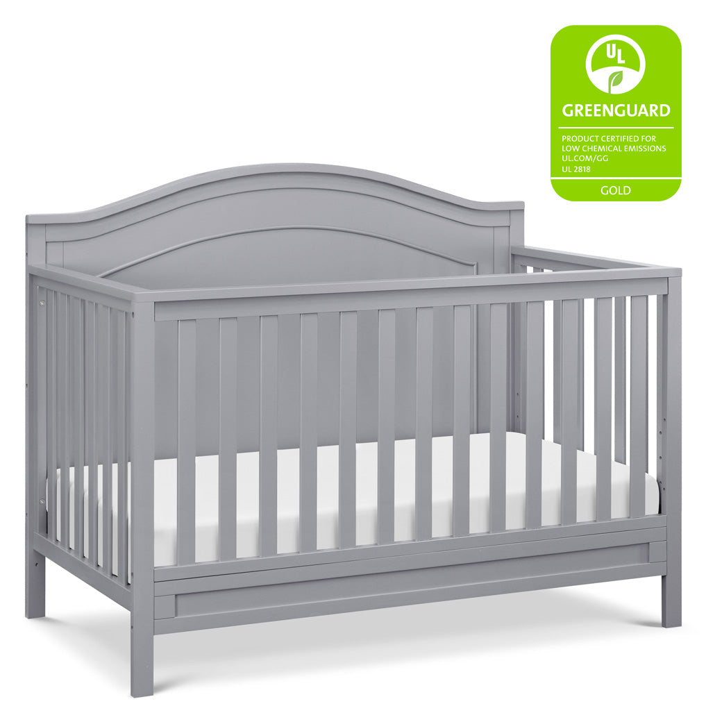 The DaVinci Charlie 4-in-1 Convertible Crib with GREENGUARD tag in -- Color_Grey