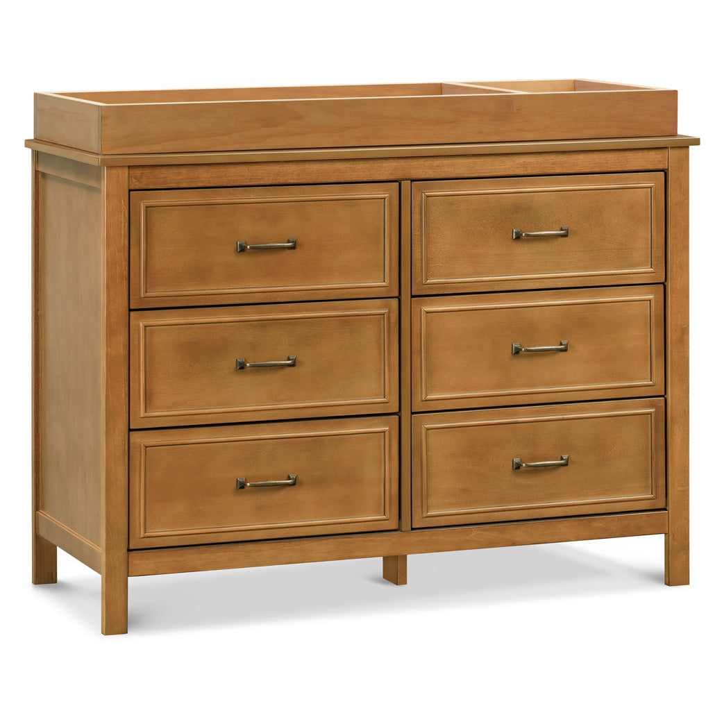 The DaVinci Charlie 6-Drawer Dresser with changing tray in -- Color_Chestnut