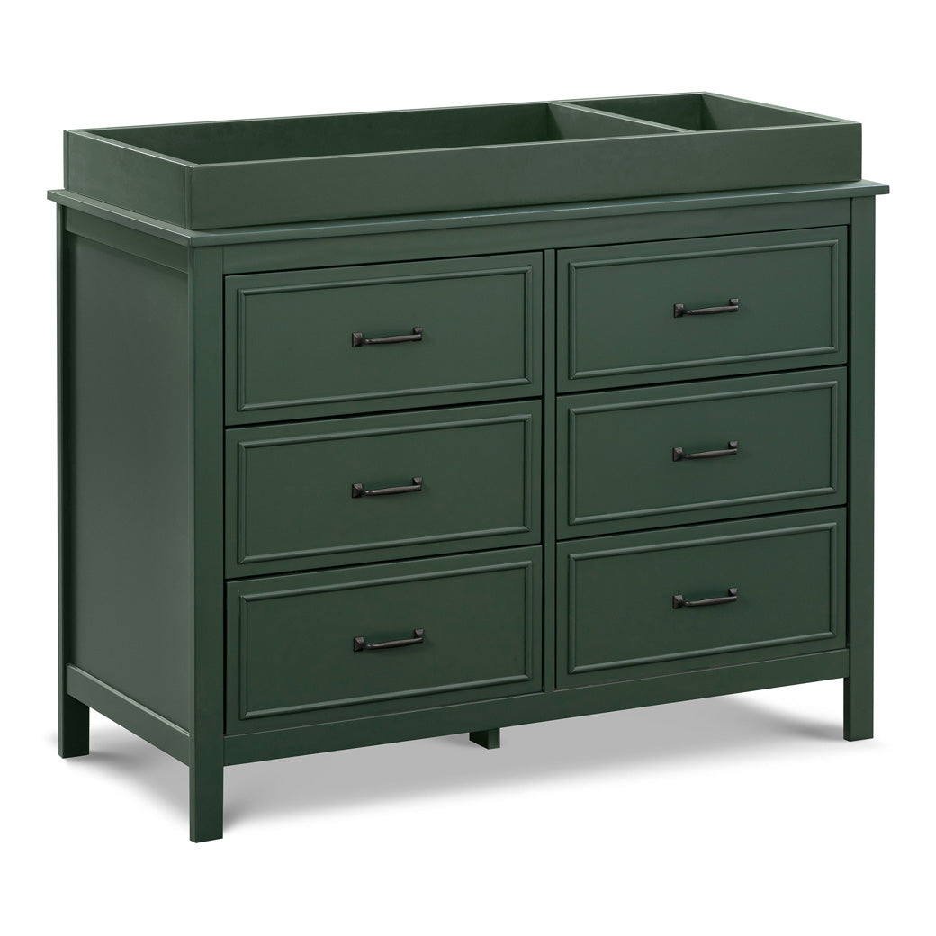Davinci Charlie 6-Drawer Double Dresser - Forest Green Davinci Charlie 6-Drawer Double Dresser - Forest Green