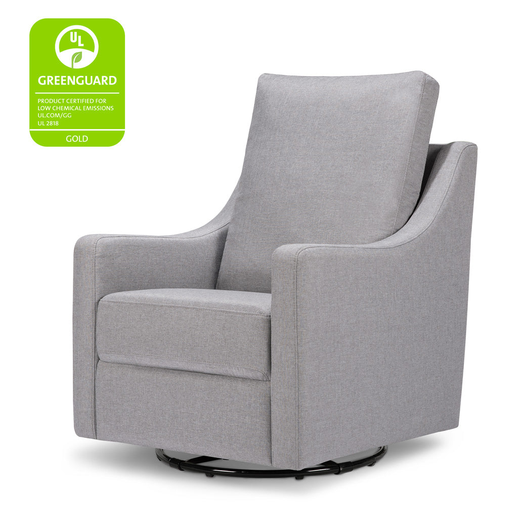 The DaVinci Field Swivel Glider with GREENGUARD tag in --Color_Misty Grey