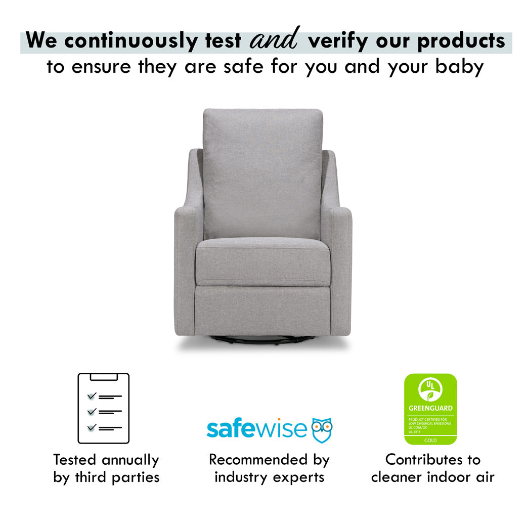 Safety certifications of The DaVinci Field Swivel Glider in --Color_Misty Grey
