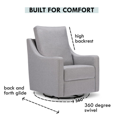Specifications of The DaVinci Field Swivel Glider in --Color_Misty Grey