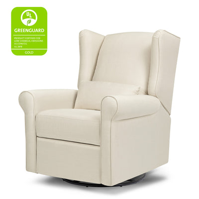 DaVinci Hayden Recliner & Swivel Glider with GREENGUARD tag in -- Color_Natural Oat