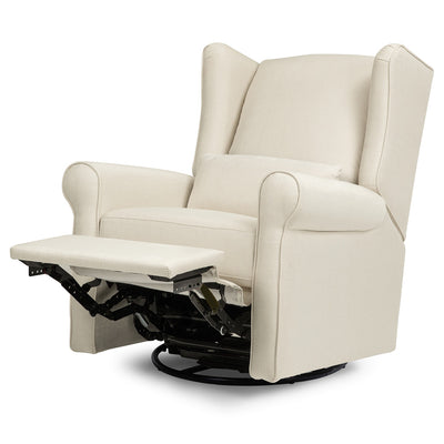 DaVinci Hayden Recliner & Swivel Glider with reclined footrest  in -- Color_Natural Oat