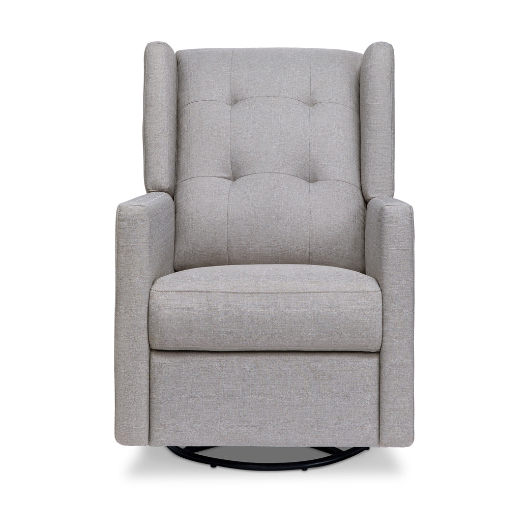 Front view of DaVinci's Maddox Recliner & Swivel Glider in -- Color_Misty Grey