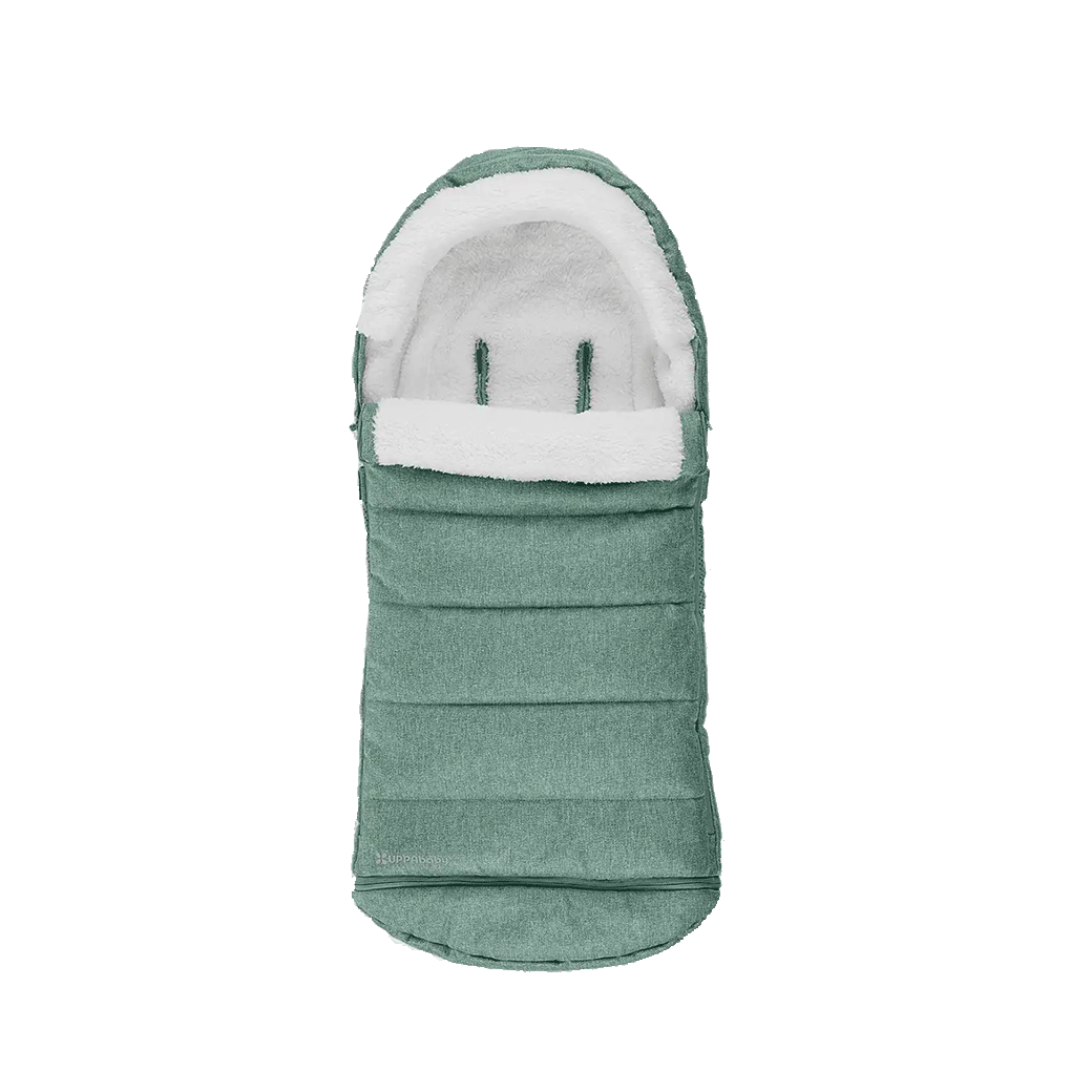 the ultra-plush CozyGanoosh footmuff provides ultimate coverage to keep your child toasty warm in winter weather -- Color_Emmett