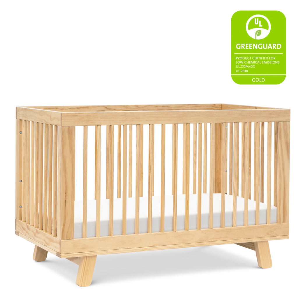 Greenguard gold certification with Babyletto Hudson 3-in-1 Convertible Crib And Toddler Rail  -- Color_Natural