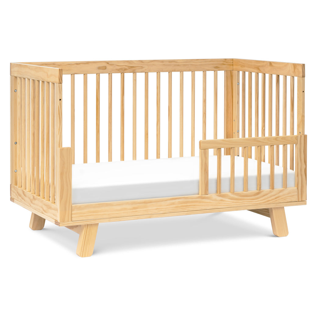 Babyletto Hudson 3-in-1 Convertible Crib And Toddler Rail  with toddler rail in -- Color_Natural