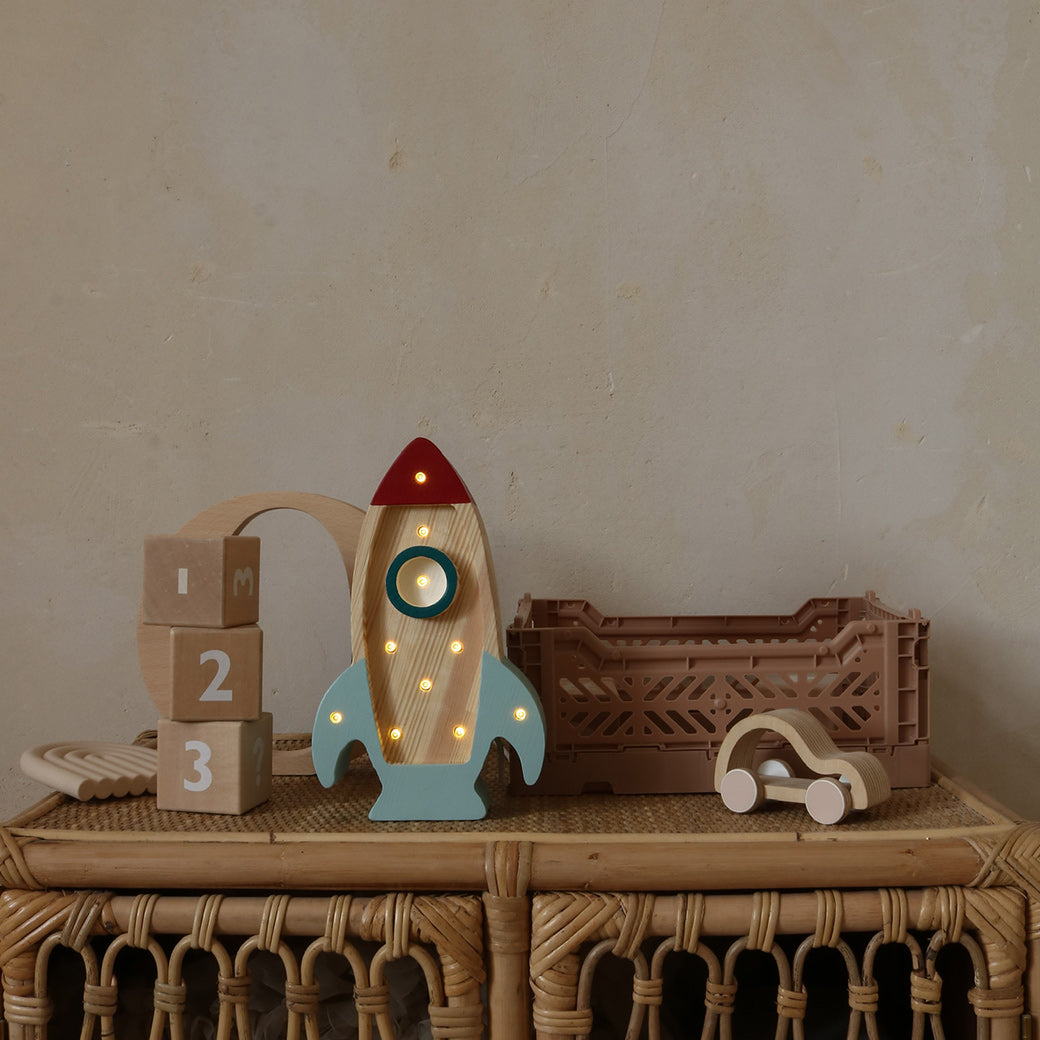 Mini Rocket Ship Lamp