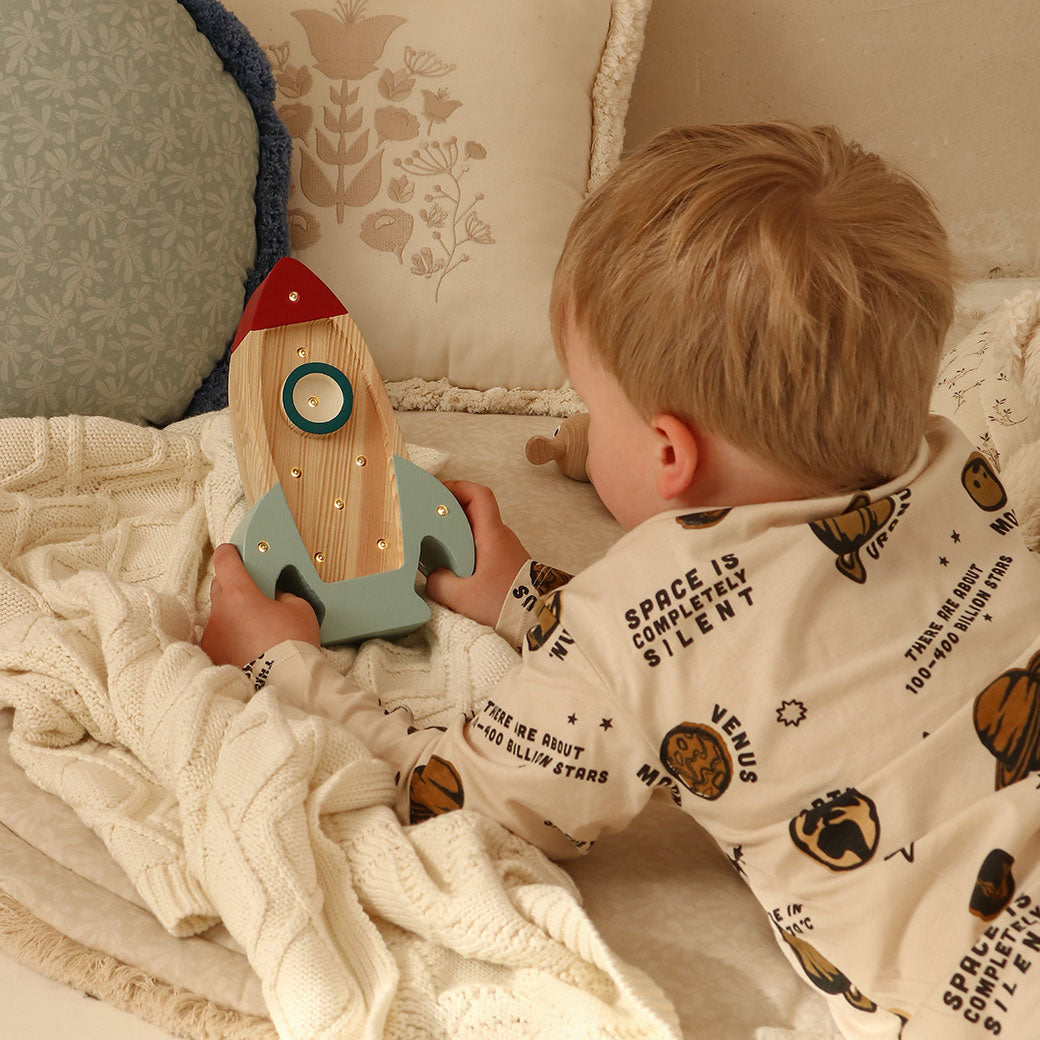 Mini Rocket Ship Lamp