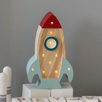 Mini Rocket Ship Lamp