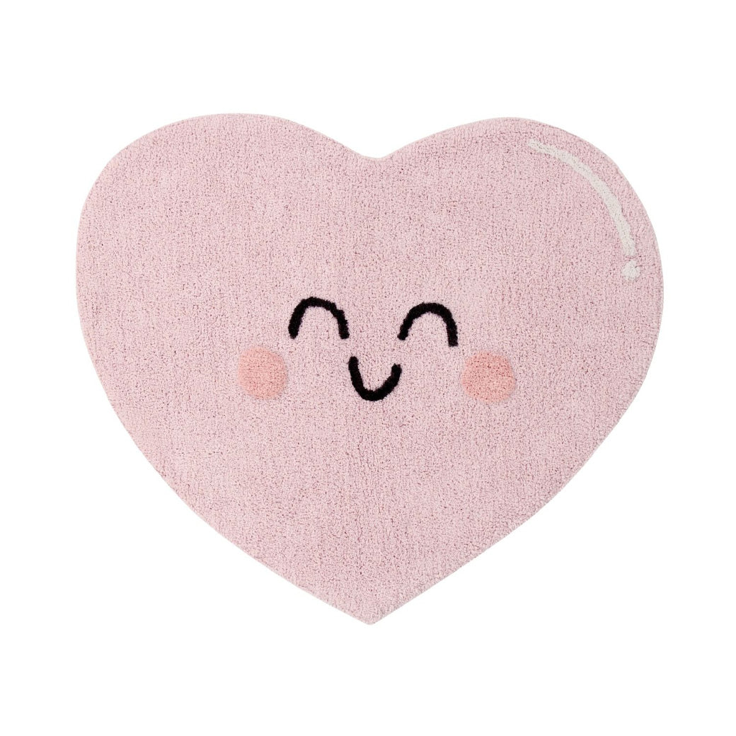 Happy Heart Cotton Rug